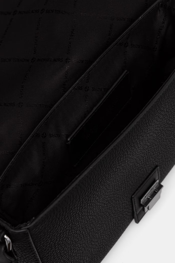 Michael Kors borsetă pentru bărbați, din piele 33S6LEZM1L negru