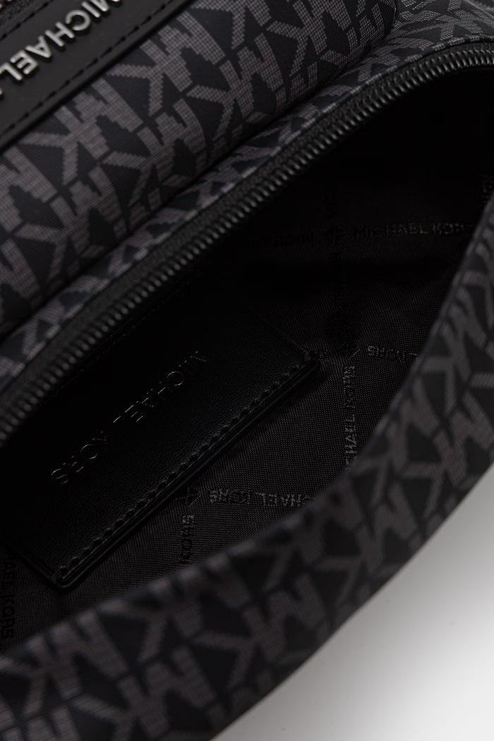 Michael Kors τσαντάκι μέσης ανδρικό από απομίμηση δέρματος 33S6LBNY1O μαύρο