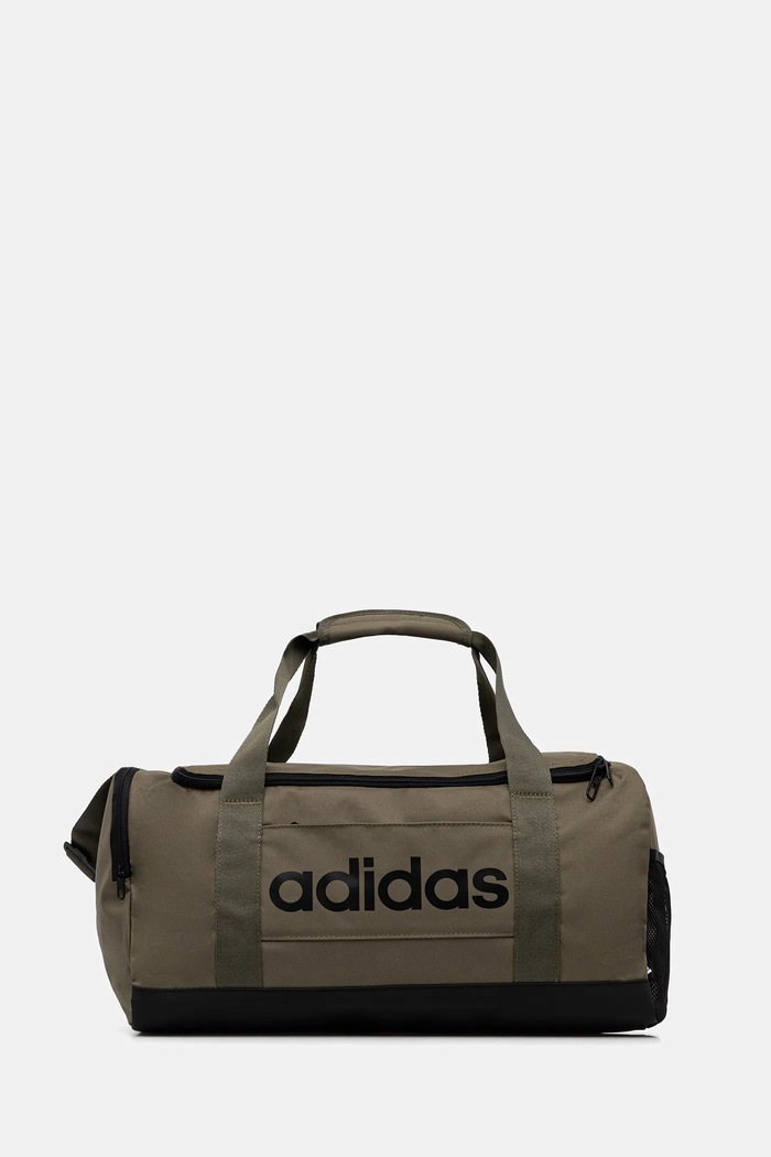 adidas borsa sportiva Linear Duffel tessile verde IN6114