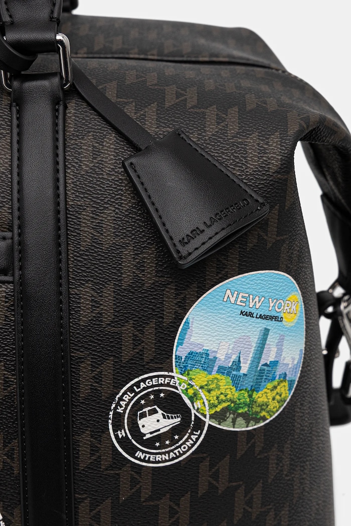 Karl Lagerfeld táska IKON MONOGRAM barna B1W30252