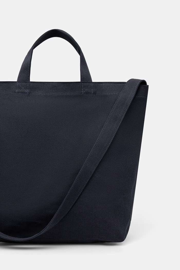 Accessori Drôle de Monsieur Sac Tote Slogan Rose borsa in cotone J.AC195.CO277.NY blu navy