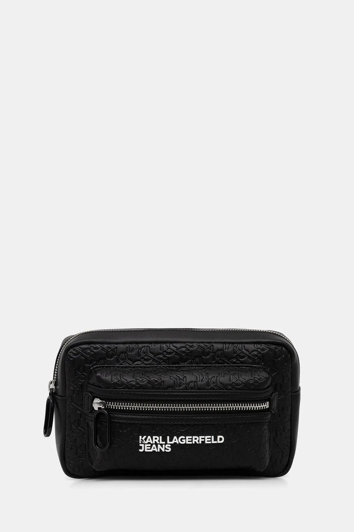 Karl Lagerfeld Jeans övtáska szintetikus bőr fekete B1M30144