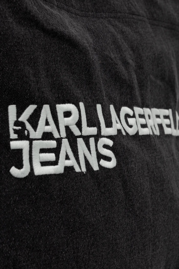 Karl Lagerfeld Jeans torba jeansowa czarny B1W50045