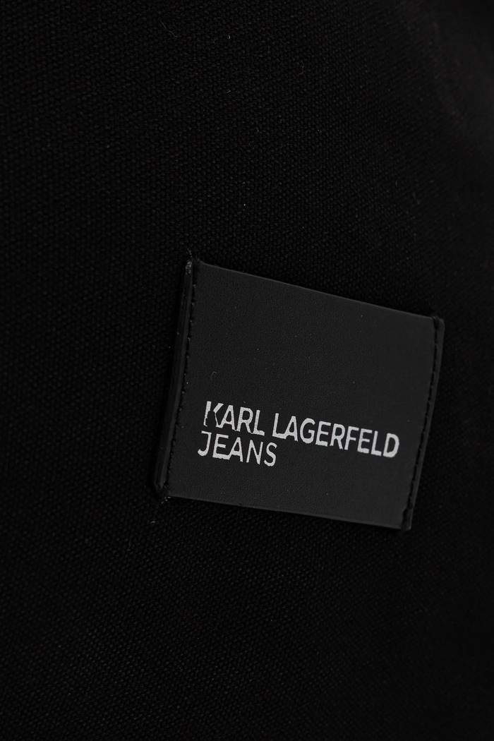 Karl Lagerfeld Jeans torba bawełniana B1W50001 czarny