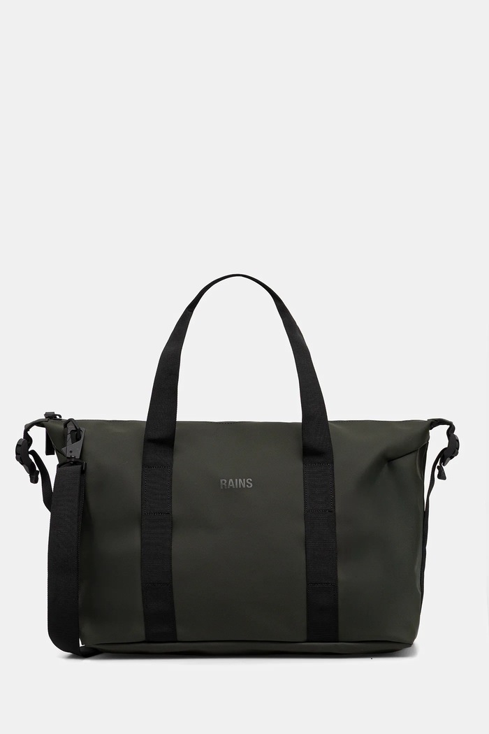 Rains borsa 14220 Hilo Weekend Bag Small W3 semplice verde 14220.03