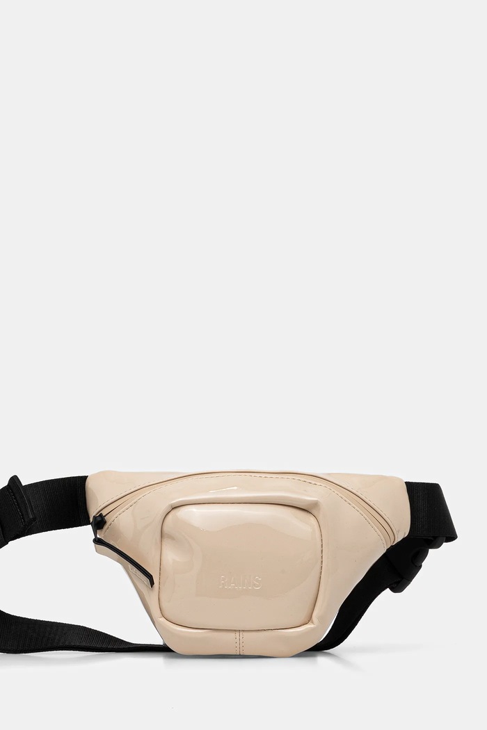 Torba oko struka Rains 14820 Bum Bag Micro W3 premalo za format A4 bež 14820.149