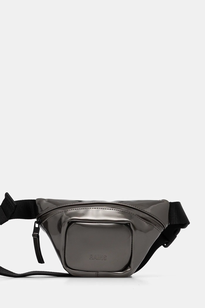 Torba oko struka Rains 14820 Bum Bag Micro W3 premalo za format A4 srebrna 14820.150