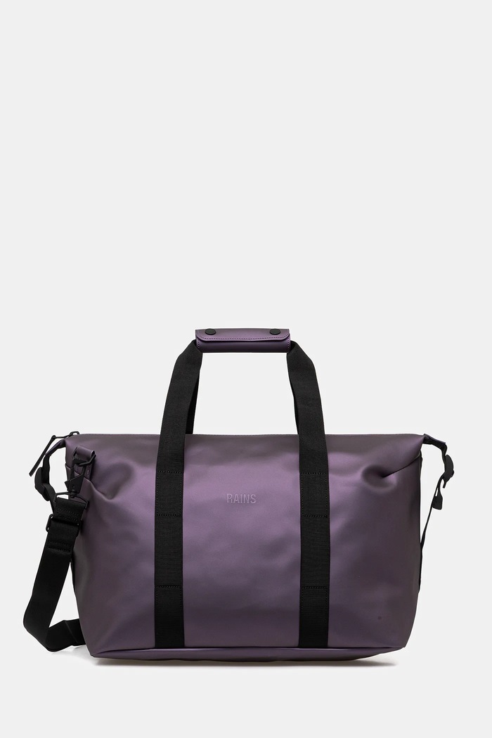 Τσάντα Rains 14220 Hilo Weekend Bag Small W3 συνθετικό μωβ 14220.143