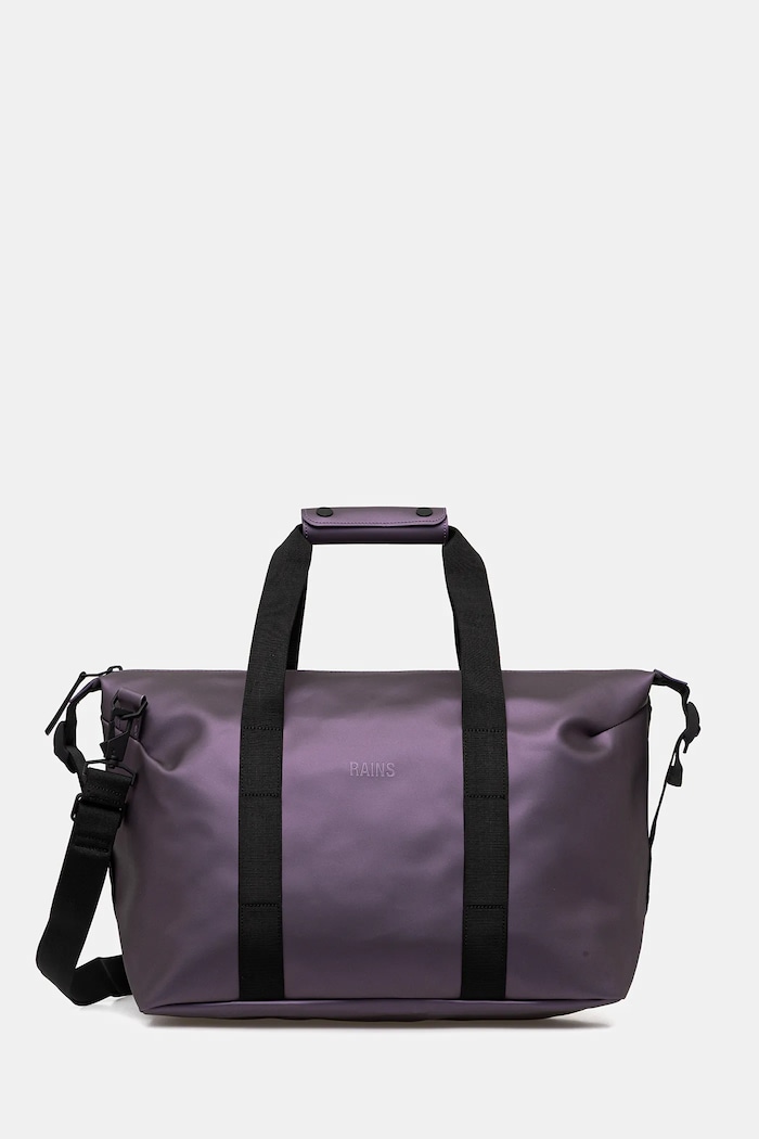 Τσάντα Rains 14220 Hilo Weekend Bag Small W3 συνθετικό μωβ 14220.143