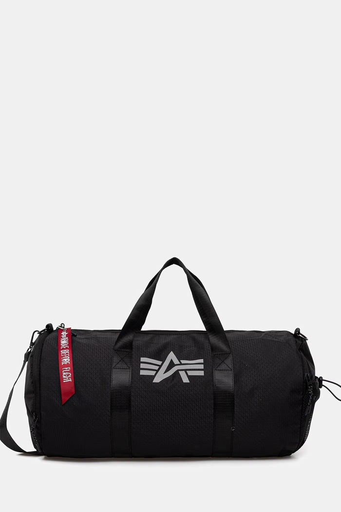 Torba Alpha Industries Ripstop Packable Gym Bag tekstil crna 266942