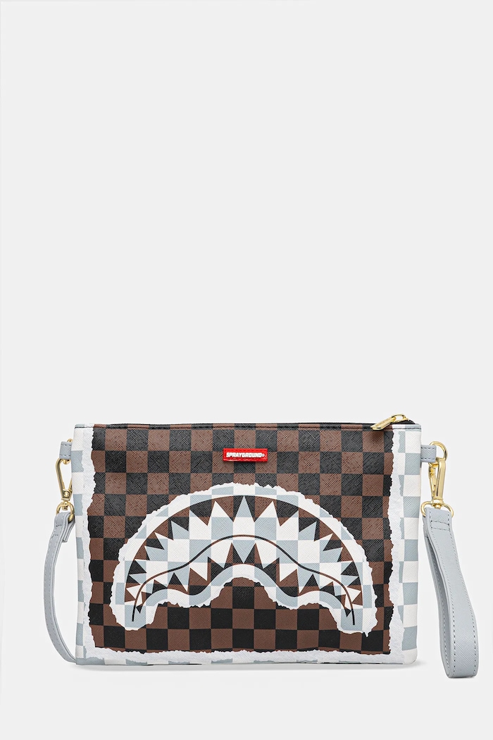 Torbica za okoli pasu Sprayground Potisk rjava 910B8295NSZ