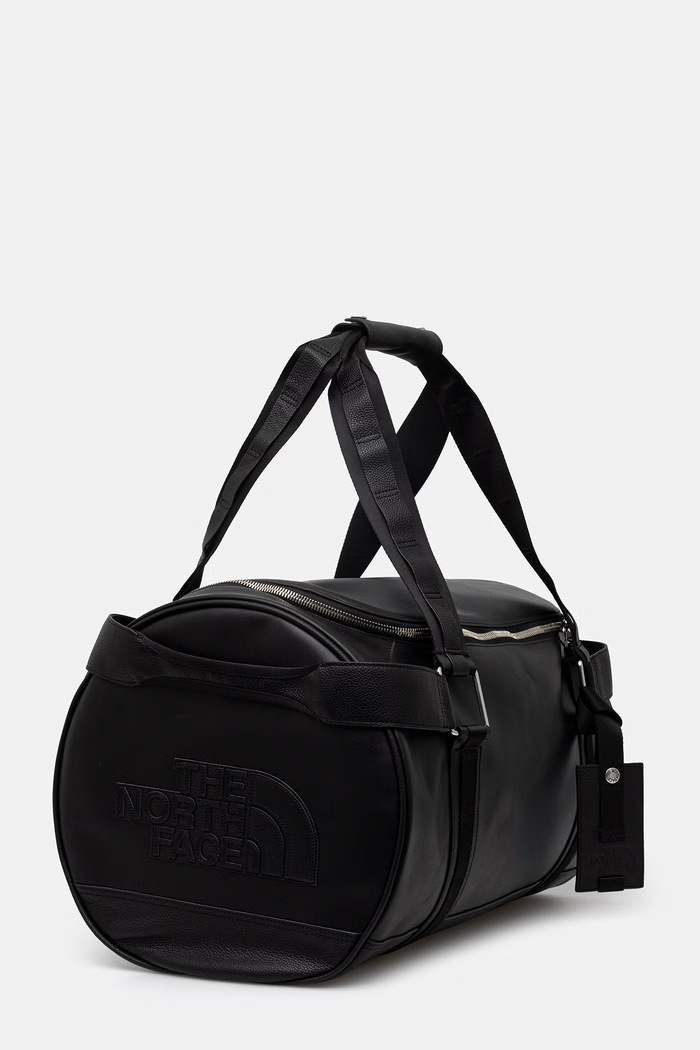The North Face Base Camp Duffel τσάντα δερμάτινη NF0A8GU5JK31 μαύρο SS26