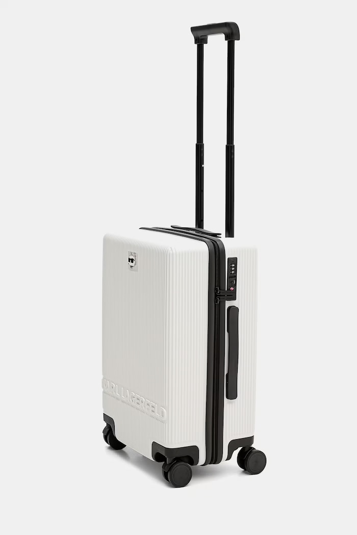 Karl Lagerfeld valiză rigidă IKON B2W30238 alb SS26