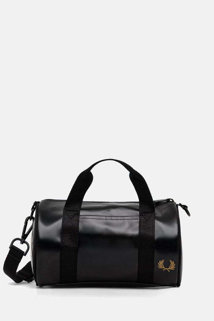 Чанта Fred Perry надпис черен L1400
