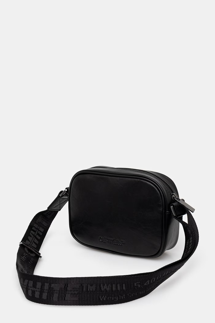 Akcesoria Off-White Heritage Camera Bag saszetka skórzana OMNQ09ES26LEA001 czarny
