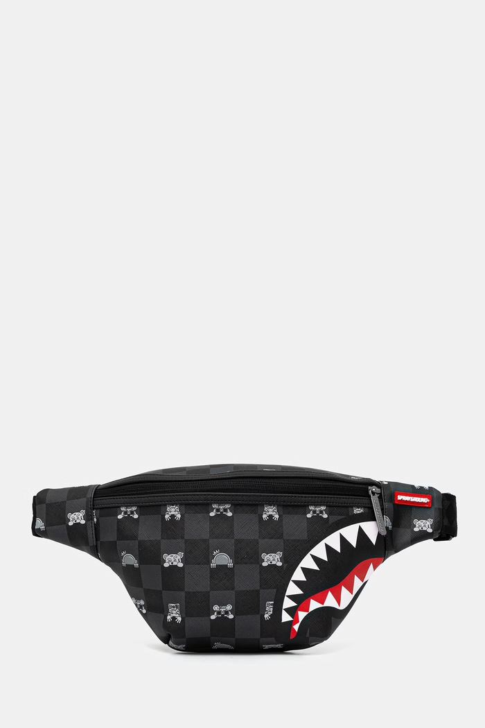 Sprayground borsetă pentru femei, cu imitație de piele negru 910B8912NSZ