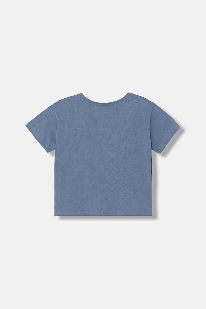 Detské tričko Calvin Klein Jeans IB0IB02610.128.176.PPY2 modrá SS26