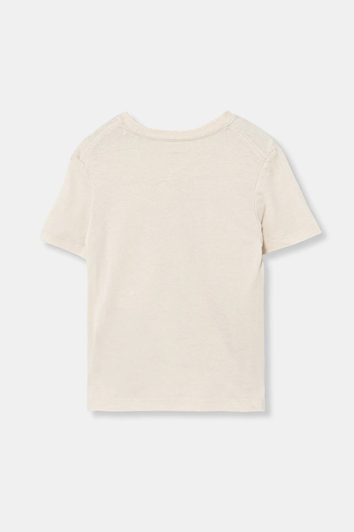 Calvin Klein Jeans tricou de bumbac pentru copii IU0IU00715.104.116.PPY2 bej SS26