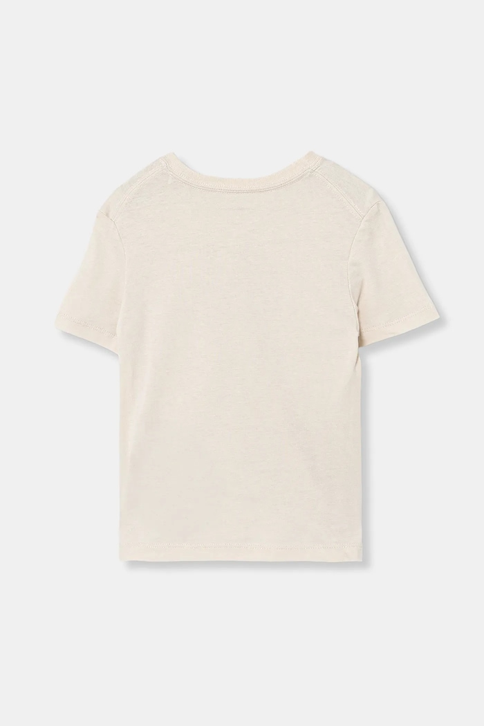 Calvin Klein Jeans tricou de bumbac pentru copii IU0IU00715.104.116.PPY2 bej SS26