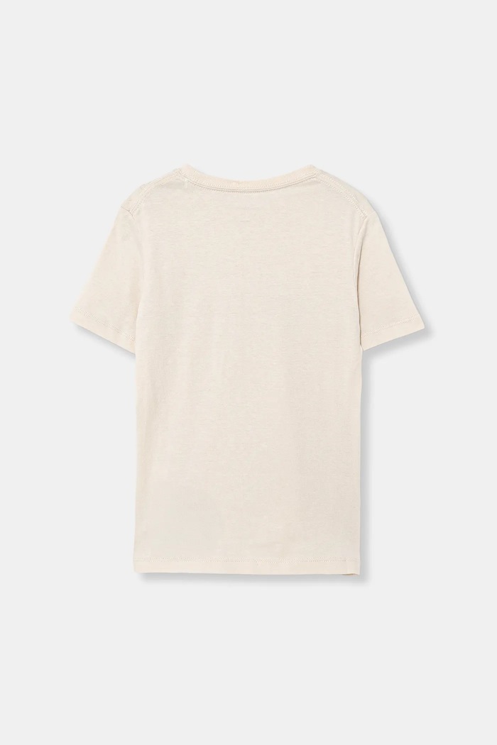 Detské bavlnené tričko Calvin Klein Jeans IU0IU00715.128.176.PPY2 béžová SS26