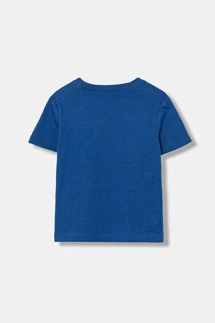 Calvin Klein Jeans tricou de bumbac pentru copii IU0IU00719.104.116.PPY2 albastru SS26