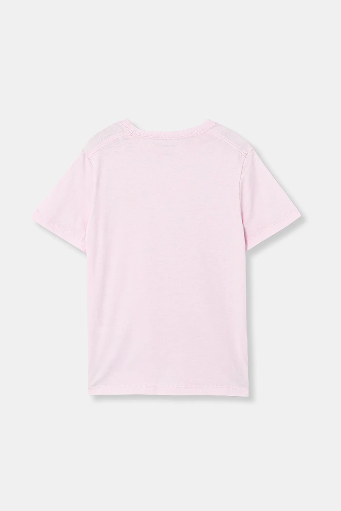 Detské bavlnené tričko Calvin Klein Jeans IU0IU00719.128.176.PPY2 ružová SS26
