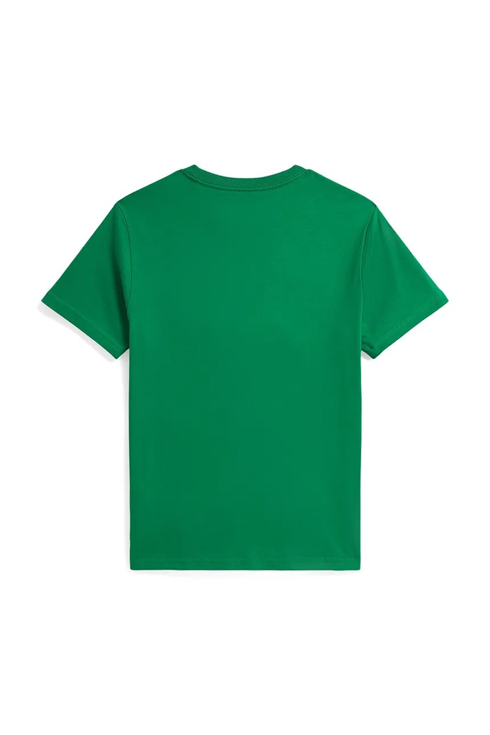 Polo Ralph Lauren t-shirt bawełniany dziecięcy 323A96607001 zielony SS26