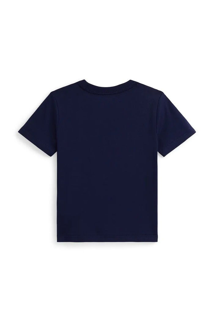 Детска памучна тениска Polo Ralph Lauren 322A96608001 тъмносин SS26
