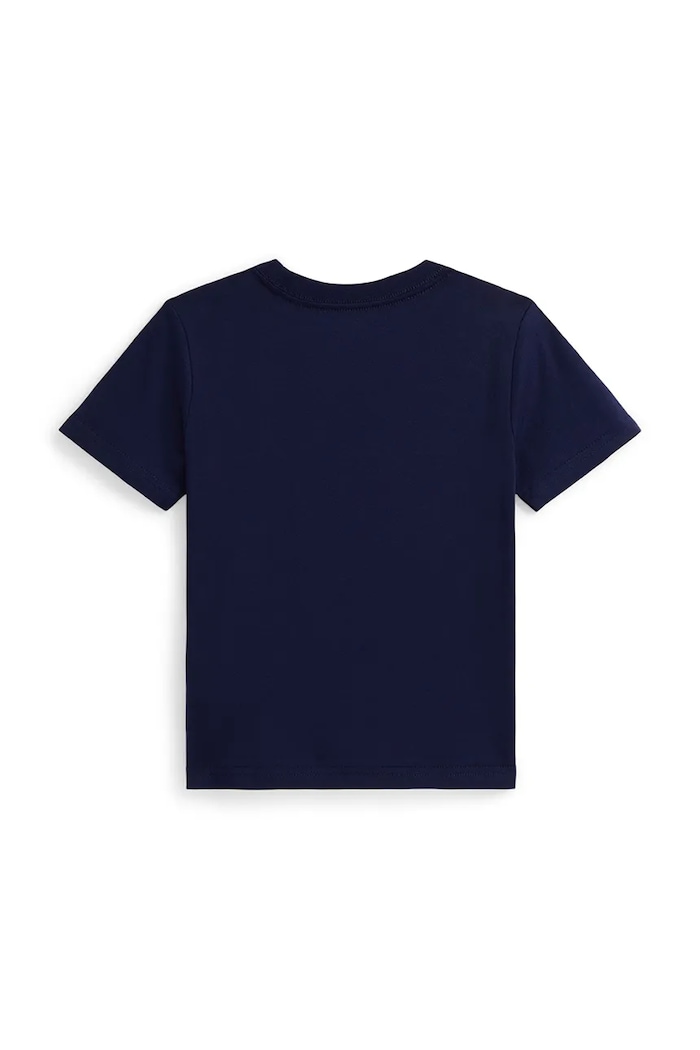 Детска памучна тениска Polo Ralph Lauren 322A96608001 тъмносин SS26
