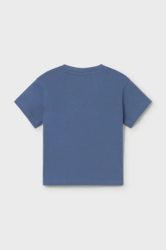 Mayoral tricou de bumbac pentru copii 1008.3F.Baby.PPY2 albastru SS26