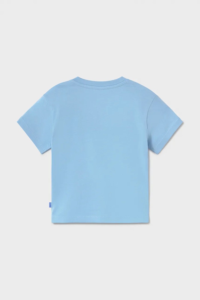 Mayoral tricou de bumbac pentru copii 1011.3G.Baby.PPY2 albastru SS26