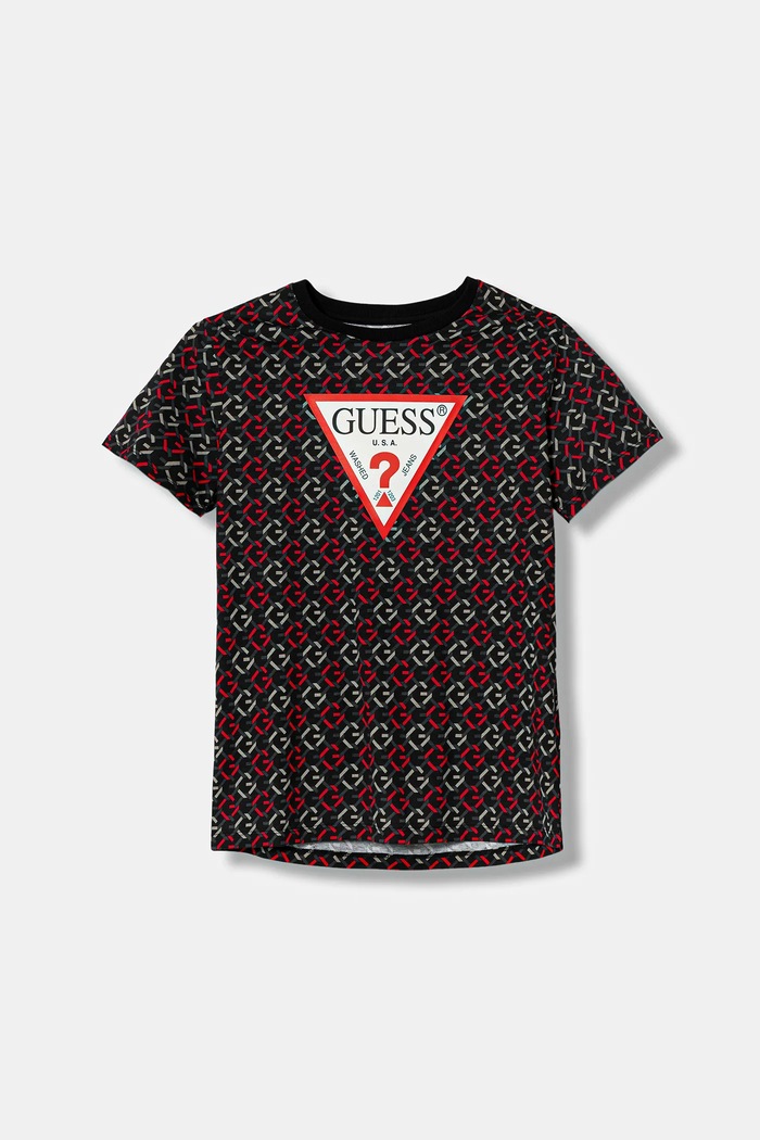 Guess gyerek pamut póló pamut fekete L6RI03.K8HM4.PPY2