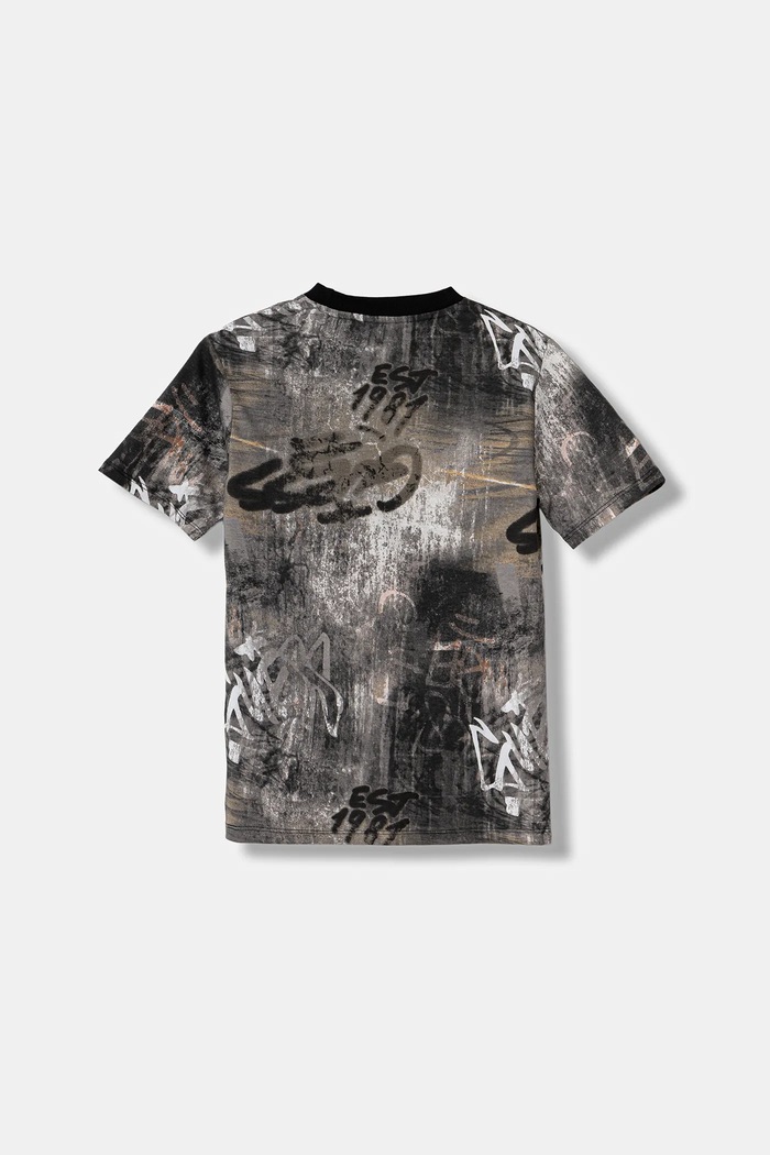 Dětské bavlněné tričko Guess L6RI04.K8HM4.PPY2 šedá SS26