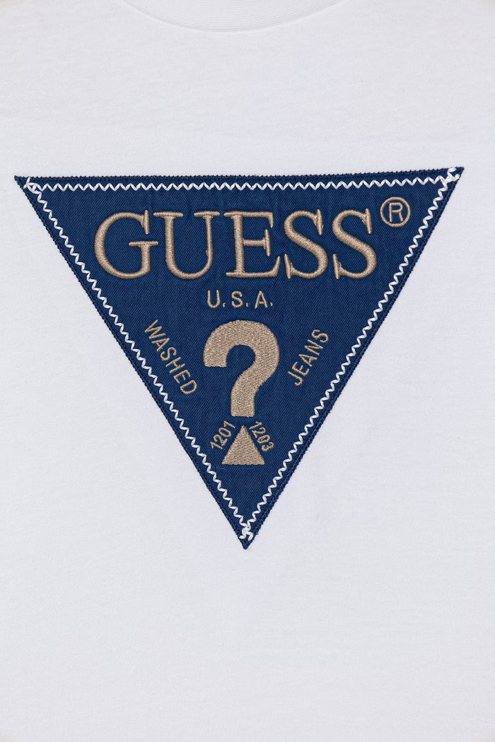 Băieți Guess tricou pentru copii, din bumbac L6RI15.K8HM4.PPY2 alb