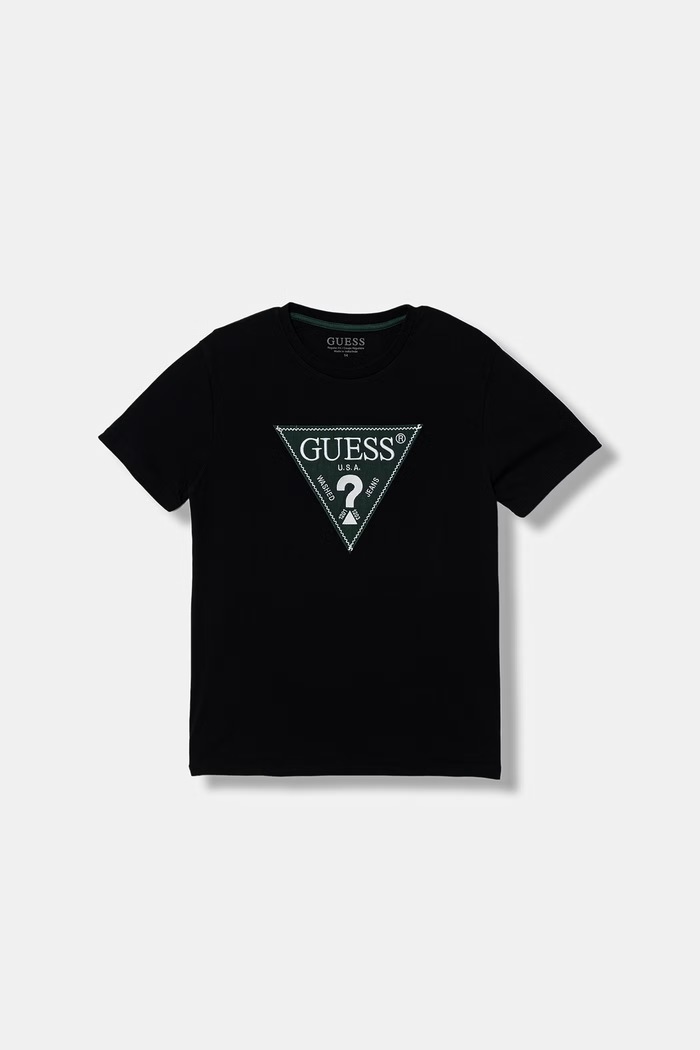 Guess tričko detské bavlnené čierna L6RI15.K8HM4.PPY2