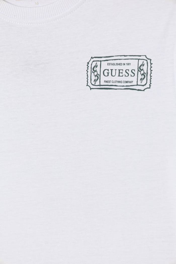 Chłopiec Guess t-shirt bawełniany dziecięcy L6RI20.K8HM4.PPY2 biały