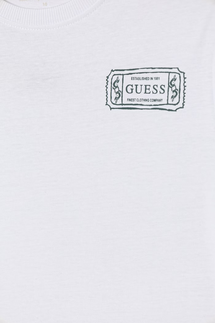 Chłopiec Guess t-shirt bawełniany dziecięcy L6RI20.K8HM4.PPY2 biały