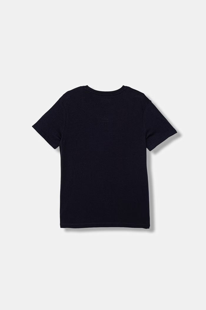 Guess t-shirt bawełniany dziecięcy L6RI20.K8HM4.PPY2 granatowy SS26