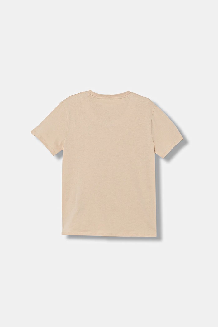 Guess t-shirt bawełniany lounge L6RI26.K8HM4.PPY2 beżowy SS26