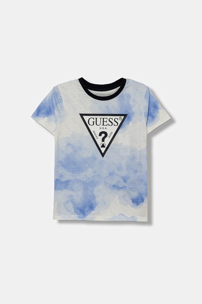 Guess pamut póló pamut kék N6RI04.K8HM4.PPY2