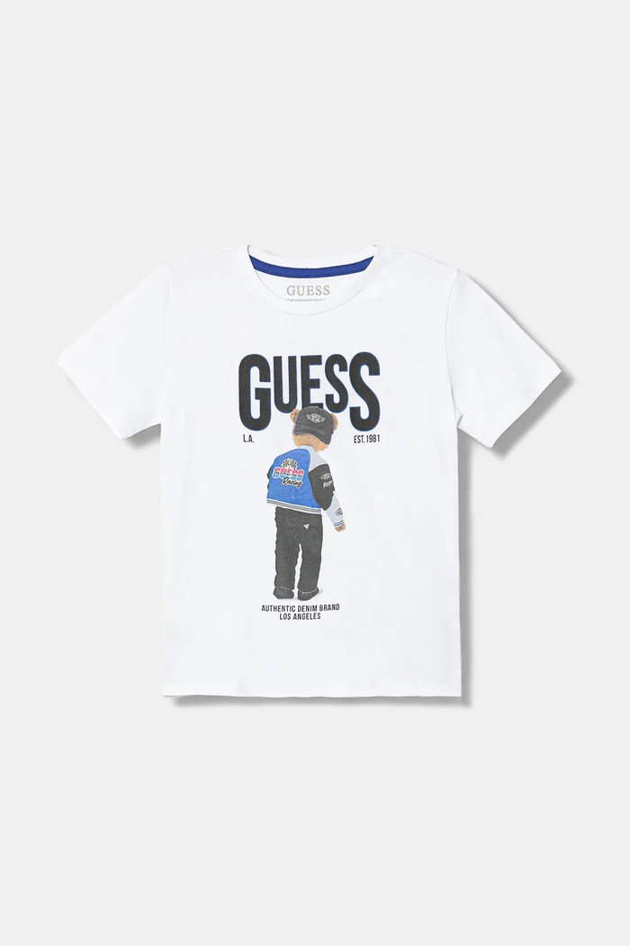 Guess gyerek pamut póló pamut fehér N6RI05.K8HM4.PPY2