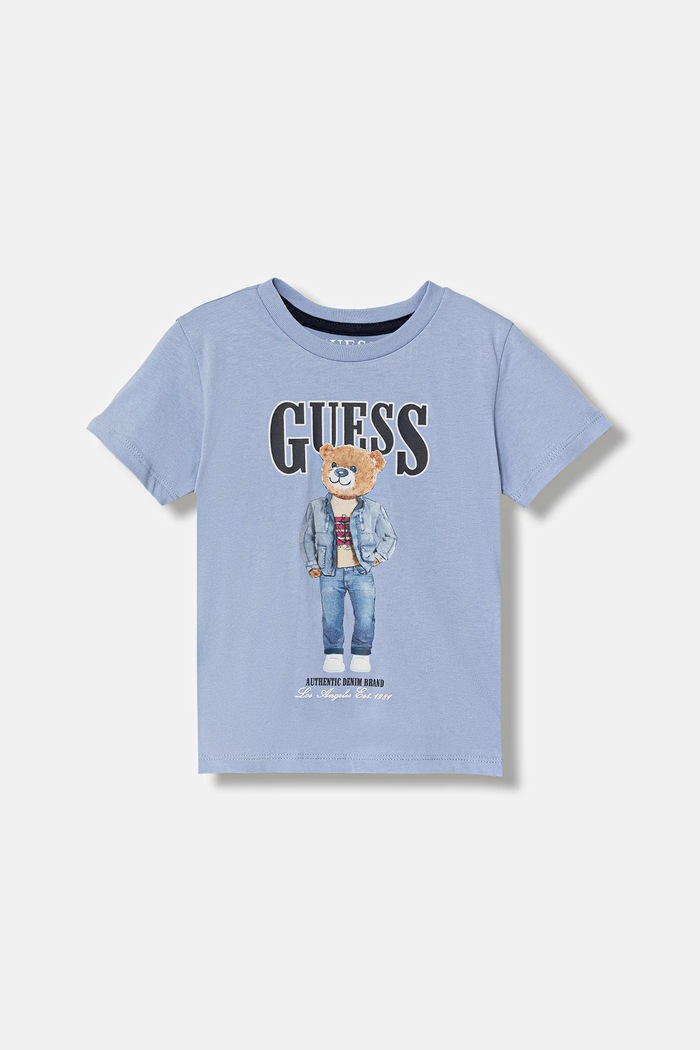 Guess gyerek pamut póló pamut kék N6RI05.K8HM4.PPY2