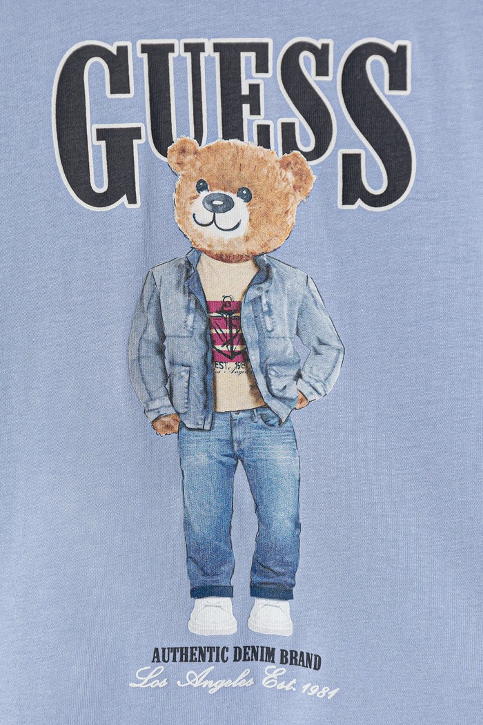 Fiú Guess gyerek pamut póló N6RI05.K8HM4.PPY2 kék