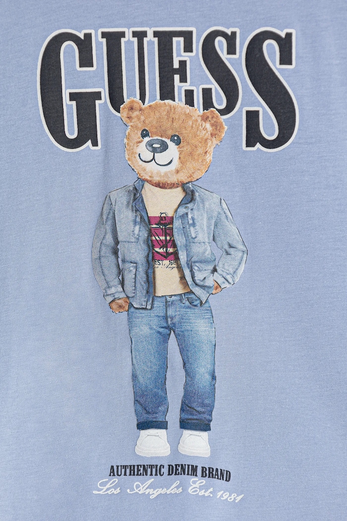 Fiú Guess gyerek pamut póló N6RI05.K8HM4.PPY2 kék
