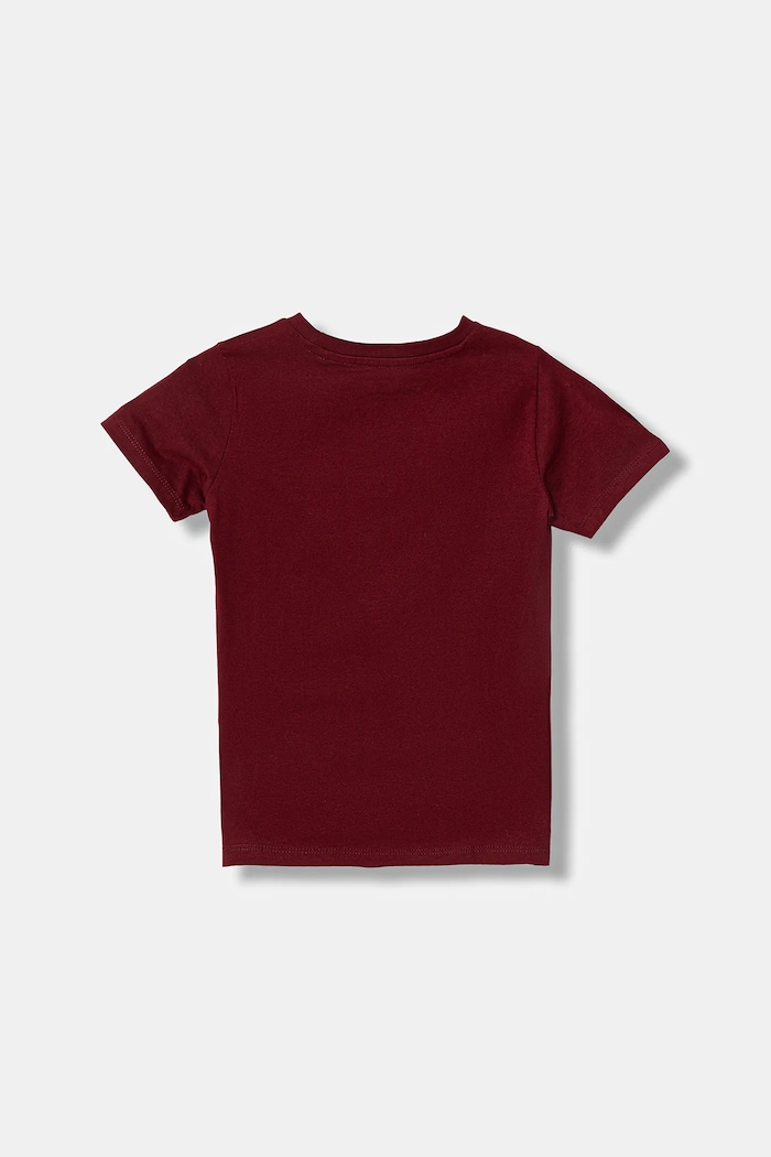 Guess gyerek pamut póló N6RI05.K8HM4.PPY2 burgundia SS26