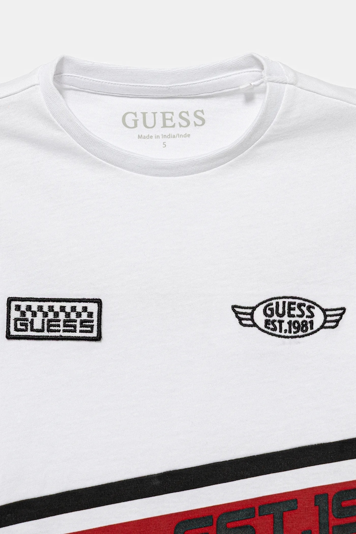 Fiú Guess gyerek pamut póló N6RI06.K8HM4.PPY2 fehér