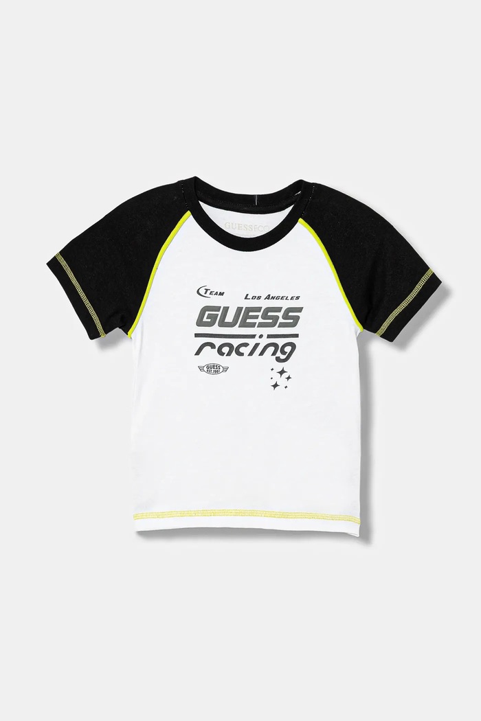 Guess t-shirt in cotone per bambini prodotto per bambini bianco N6RI08.K8HM4.PPY2