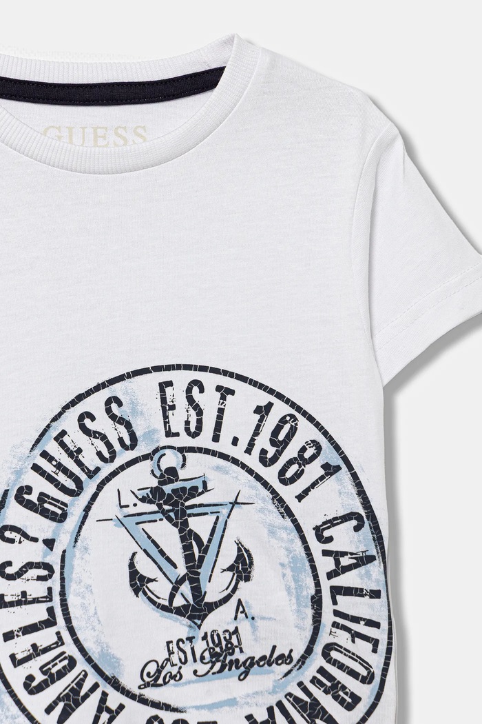 Fiú Guess gyerek pamut póló N6RI10.K8HM4.PPY2 fehér