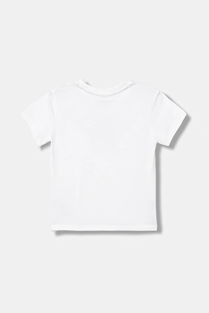 Dětské bavlněné tričko Guess N6RI17.K8HM4.PPY2 bílá SS26
