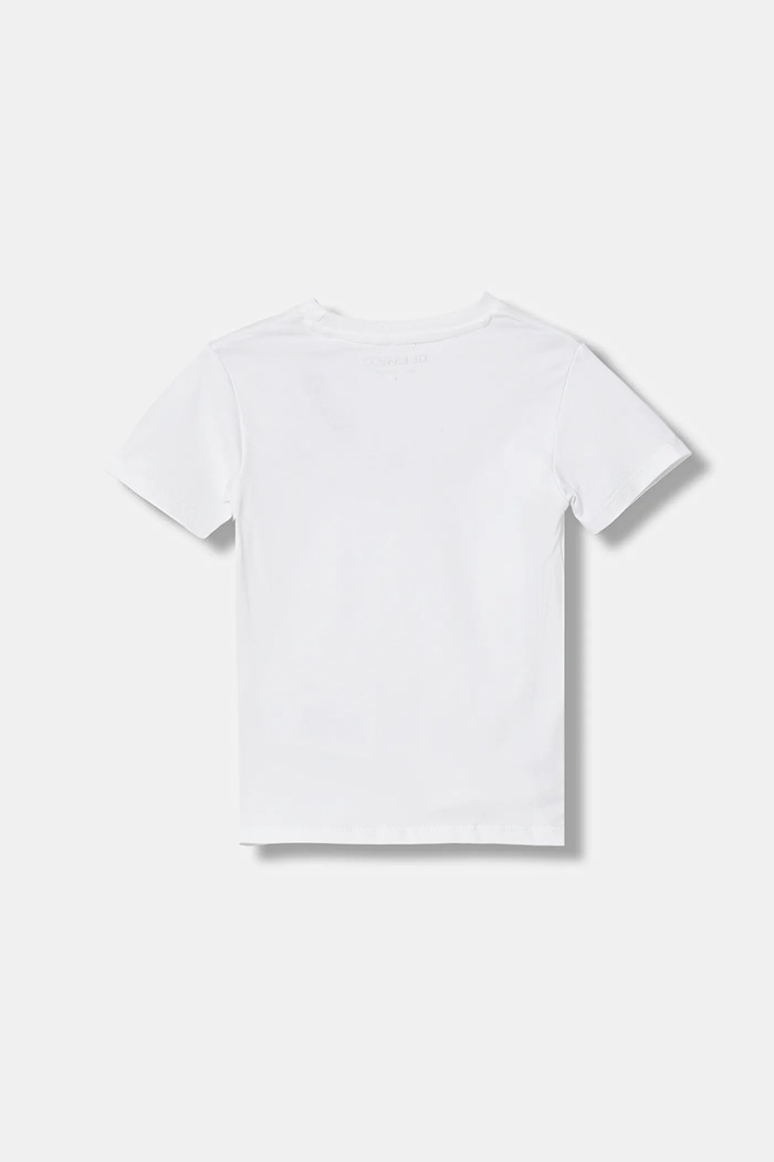 Dětské bavlněné tričko Guess N6RI25.I3Z14.PPY2 bílá SS26